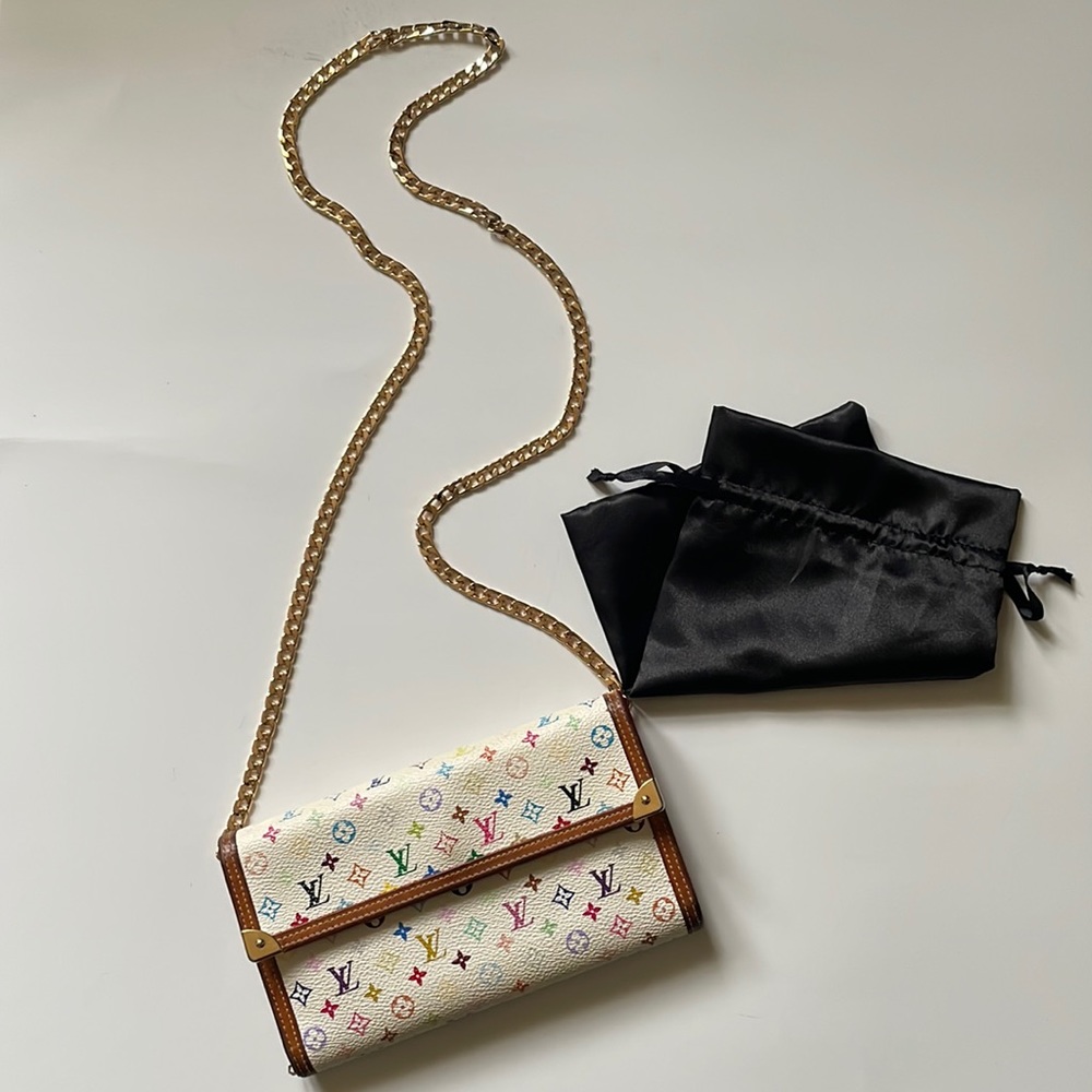 Louis Vuitton Multicolor Wallet w/Chain